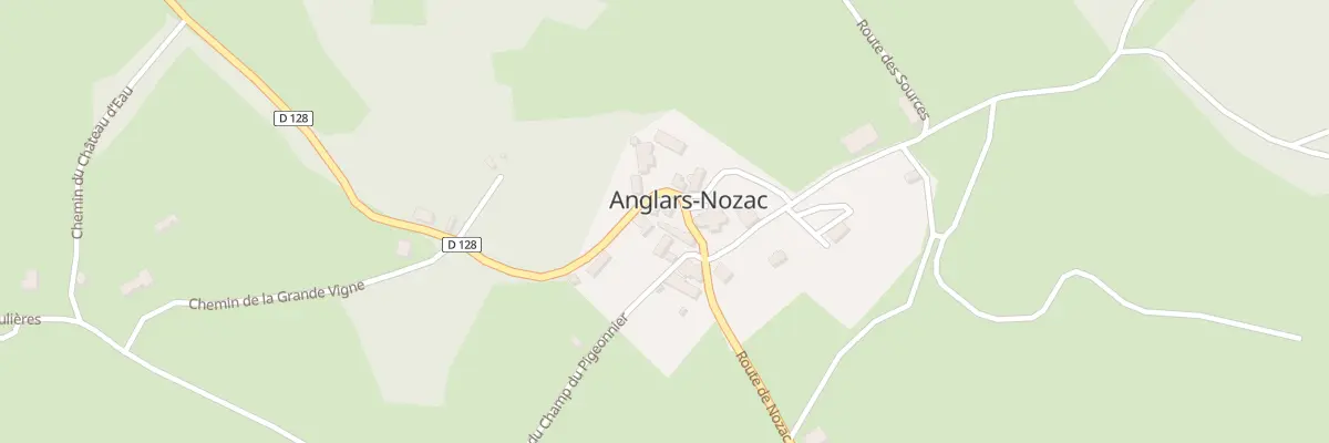 Plan du 5278F Nozac à Anglars-Nozac
