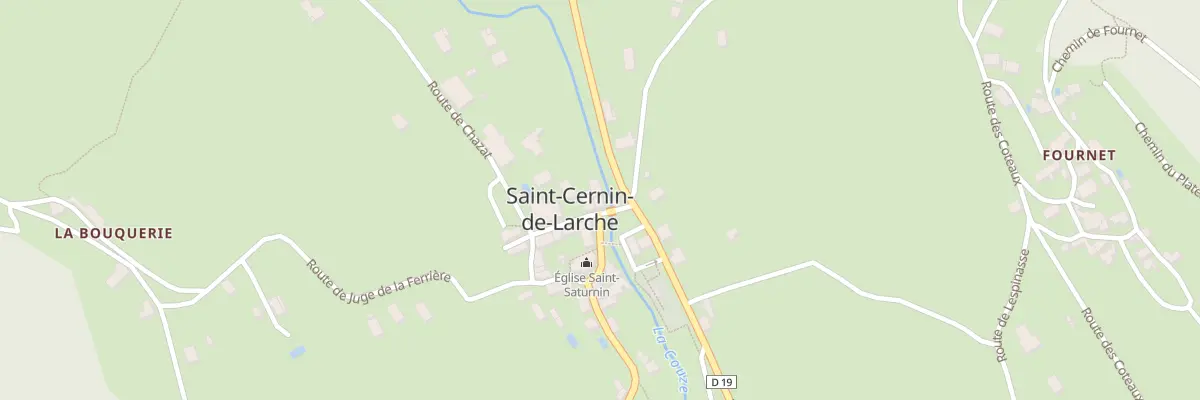 Plan du 5014B Le Bourg à Saint-Cernin-de-Larche