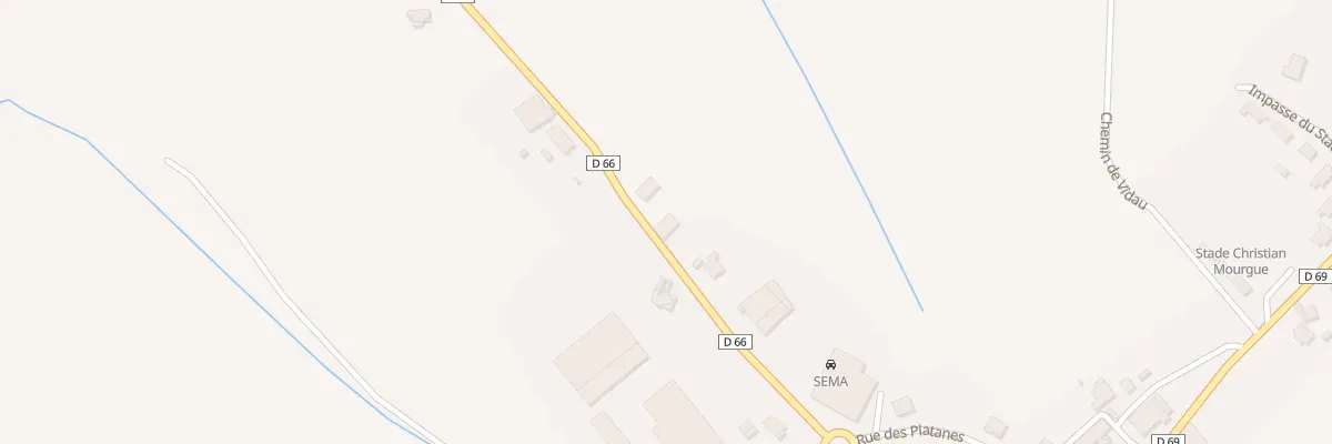 Plan du 218 Rte de Molières à Mirabel