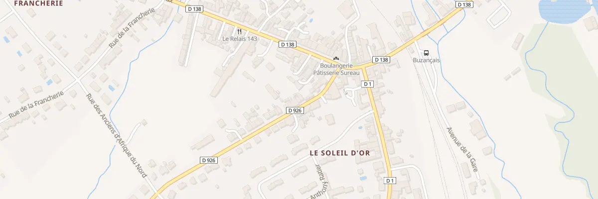 Plan du 20 Rue de la Résistance à Buzançais