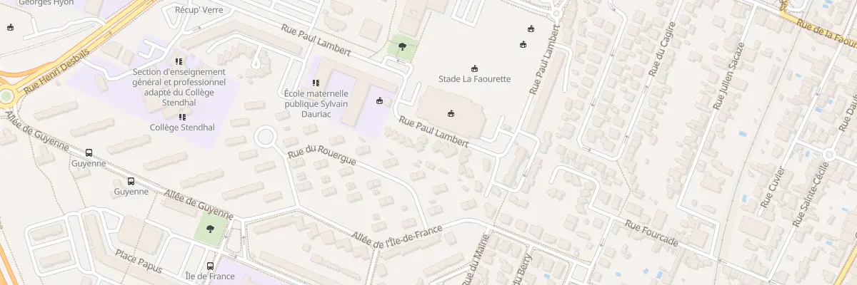 Plan du 31B Rue Paul Lambert à Toulouse