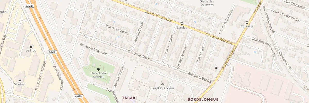 Plan du 4 Rue de la Creuse à Toulouse
