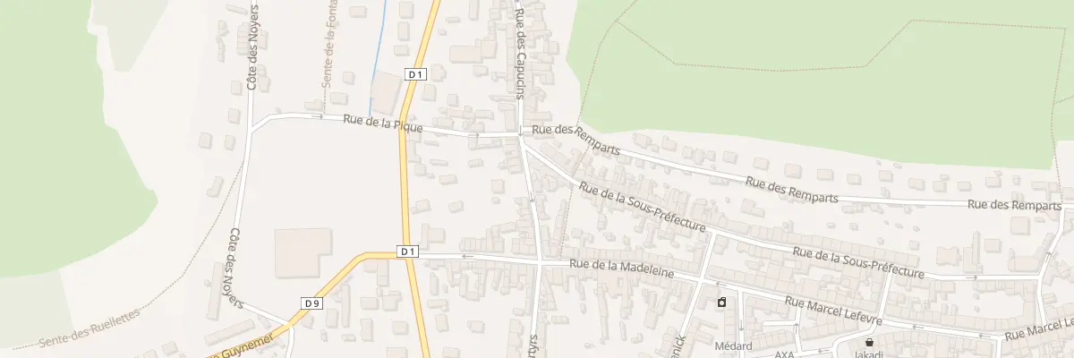Plan du 63 Rue des Capucins aux Andelys