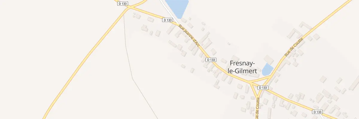 Plan du 8 Rue Jeanne d’Arc à Fresnay-le-Gilmert