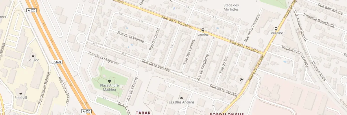 Plan du 6 Rue de la Creuse à Toulouse