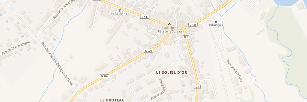 Plan du 23 Rue de la Résistance à Buzançais
