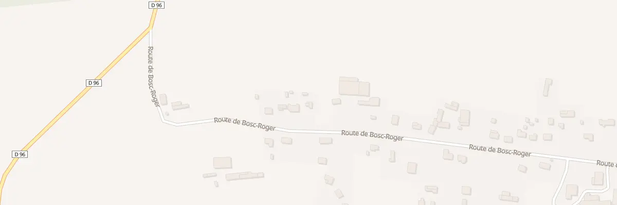 Plan du 888 Rte de Bosc Roger à Bosc-Édeline