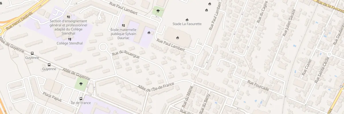 Plan du 29B Rue Paul Lambert à Toulouse