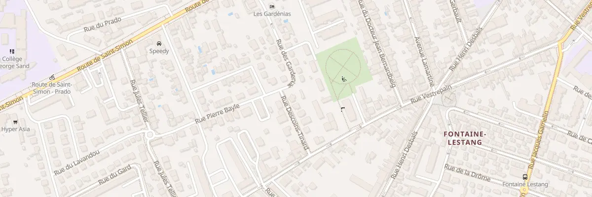 Plan du 12 Rue Descoins Tinard à Toulouse
