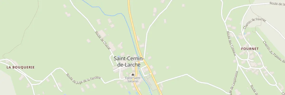Plan du 5016 Le Bourg à Saint-Cernin-de-Larche