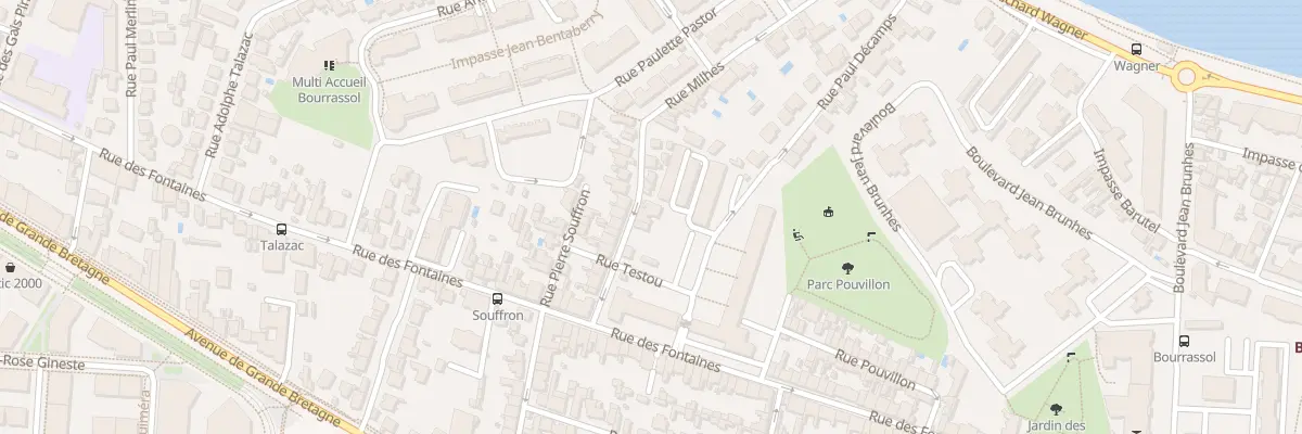 Plan du 8 Rue Milhes à Toulouse