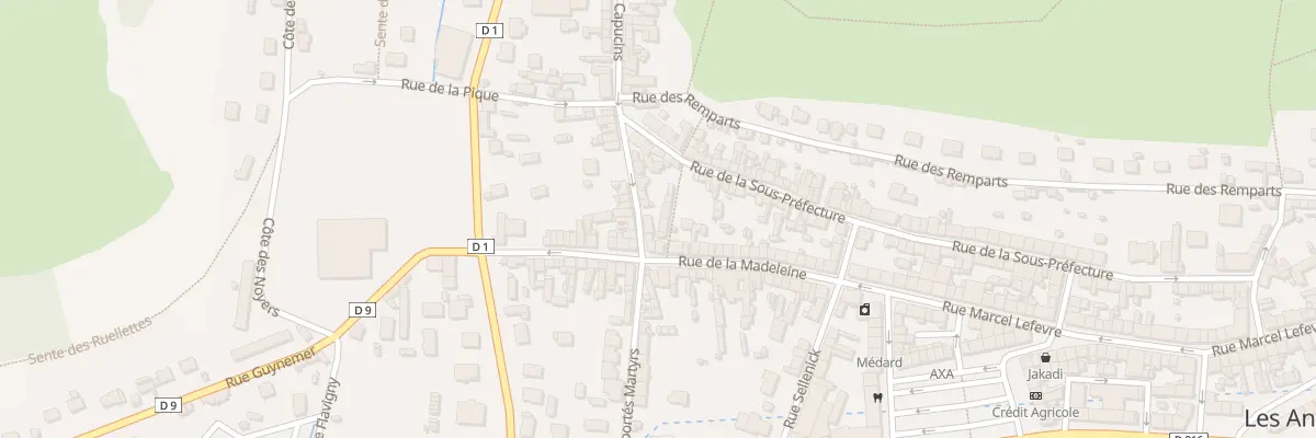 Plan du 73 Rue des Capucins aux Andelys