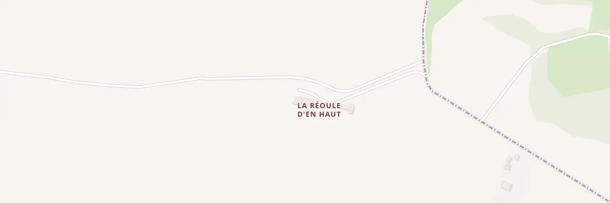Plan du 2 Quartier de la Réoule au Fossat