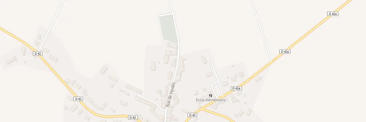 Plan du 15 Rue de Verdes à Autainville