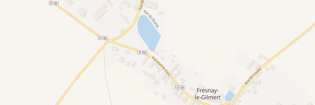 Plan du 1 Rue Jeanne d’Arc à Fresnay-le-Gilmert