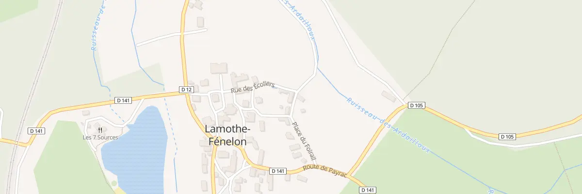 Plan du 5194 Lamothe Basse à Lamothe-Fénelon