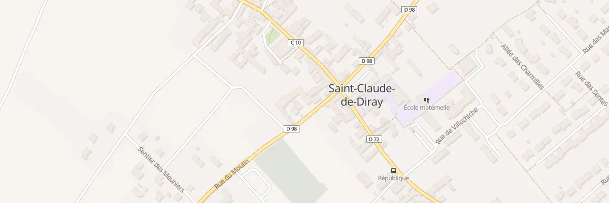 Plan du 56 Rue du Moulin à Saint-Claude-de-Diray