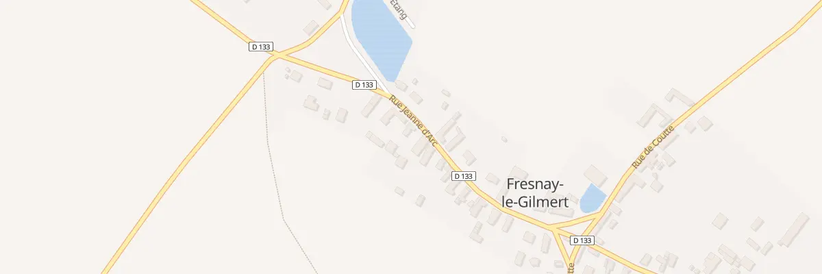 Plan du 6 Rue Jeanne d’Arc à Fresnay-le-Gilmert
