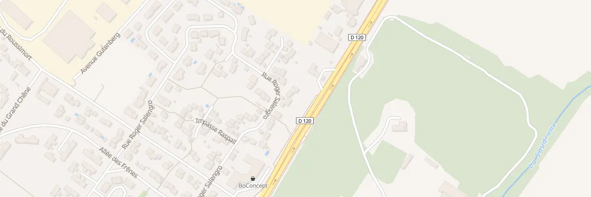 Plan du 36 Rue Roger Salengro à Portet-sur-Garonne