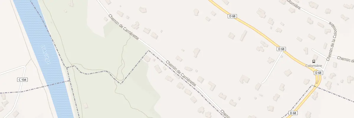 Plan du 24 Che de la Carriérette à Lacroix-Falgarde