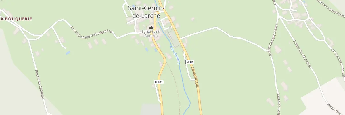 Plan du 5006 Le Bourg à Saint-Cernin-de-Larche