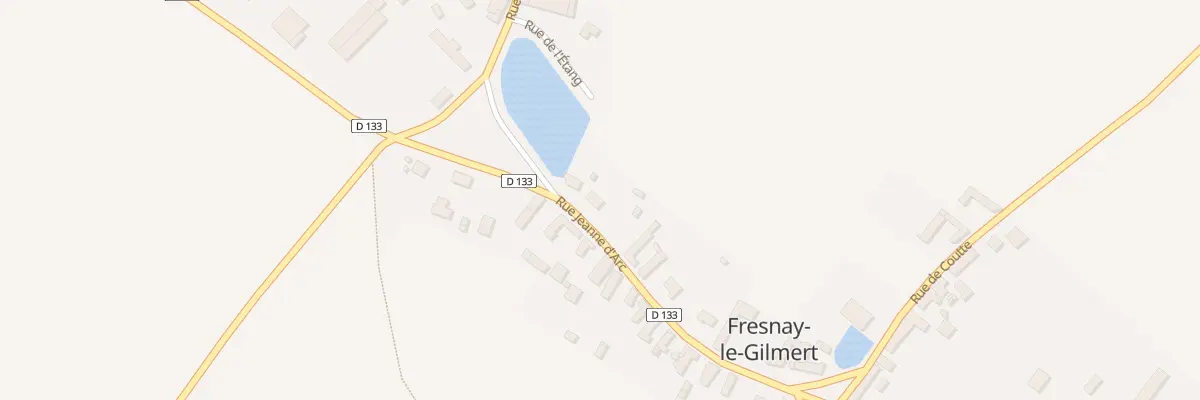 Plan du 3 Rue Jeanne d’Arc à Fresnay-le-Gilmert