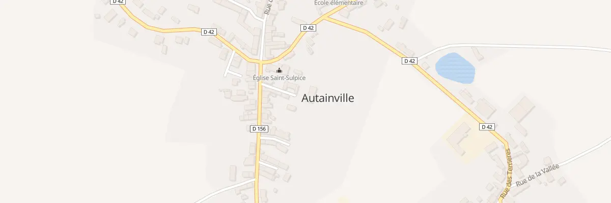 Plan du 6 Rue de la Forêt à Autainville
