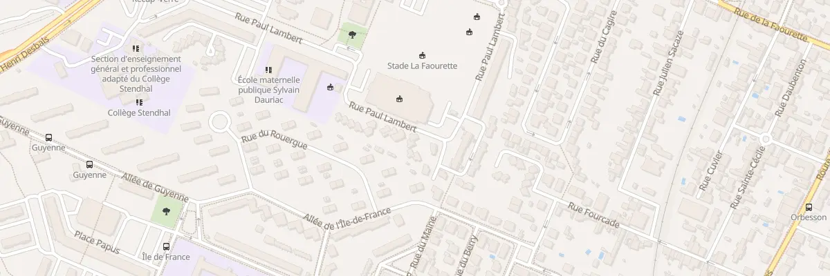 Plan du 27B Rue Paul Lambert à Toulouse