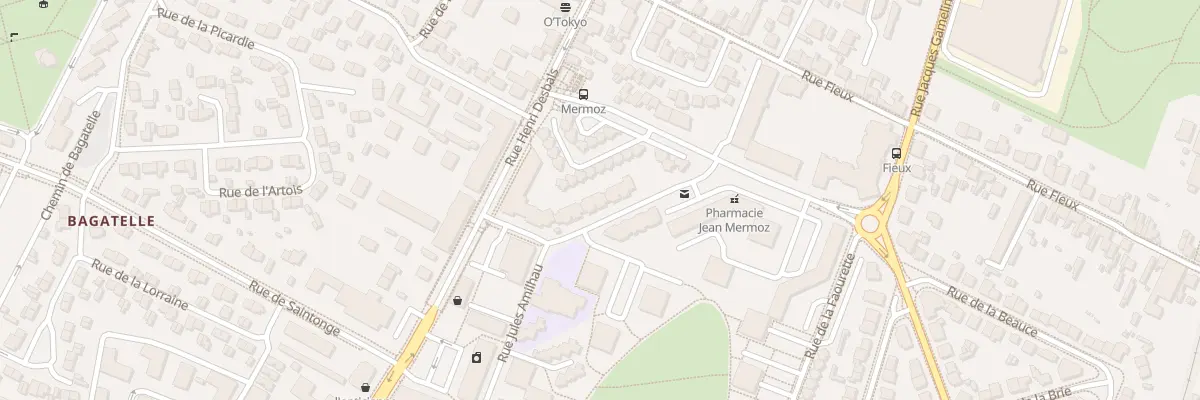 Plan du 23 Rue Jules Amilhau à Toulouse