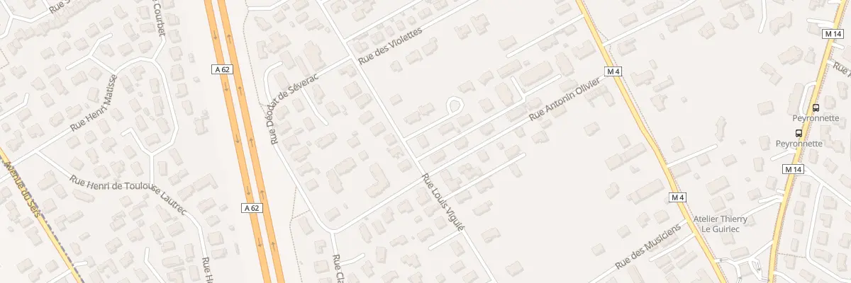 Plan du 24 Rue Louis Viguié à Saint-Alban