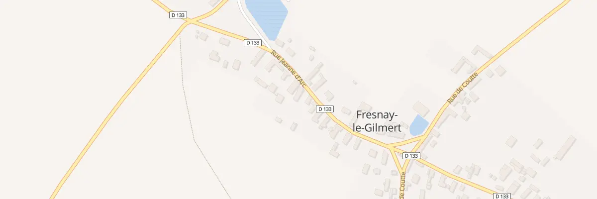 Plan du 10 Rue Jeanne d’Arc à Fresnay-le-Gilmert