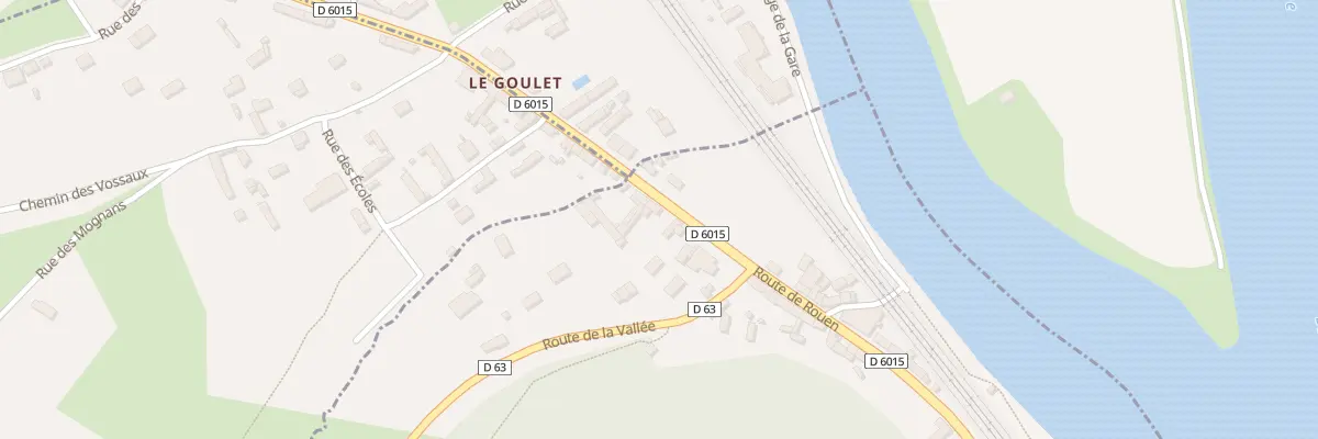 Plan du 32 Rte de Rouen le Goulet à La Chapelle-Longueville