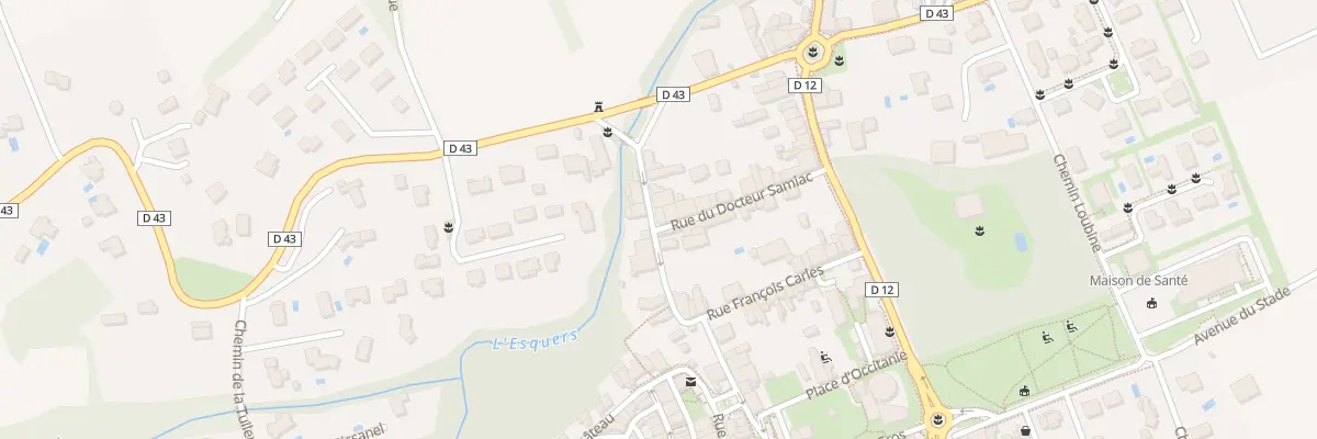 Plan du 1 Rue du Docteur Samiac à Miremont