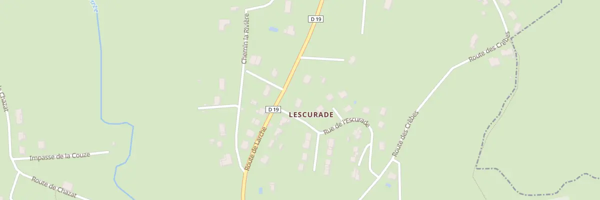 Plan du 5447 Lescurade à Saint-Cernin-de-Larche
