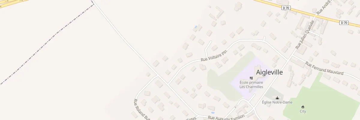 Plan du 30 Rue Voltaire Pin à Aigleville