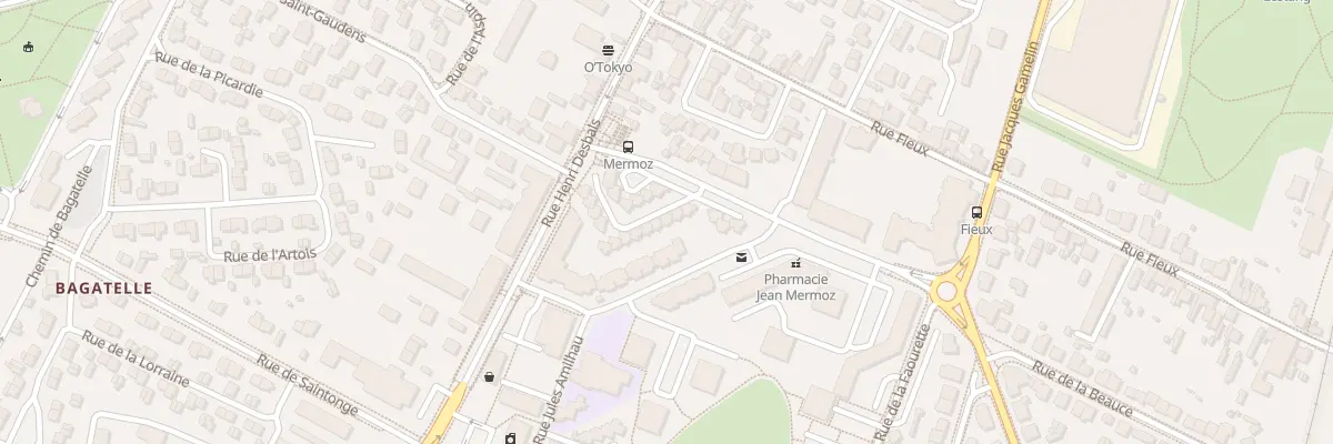 Plan du 48 Rue Jean Mermoz à Toulouse