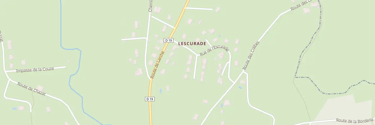 Plan du 5460 Lescurade à Saint-Cernin-de-Larche