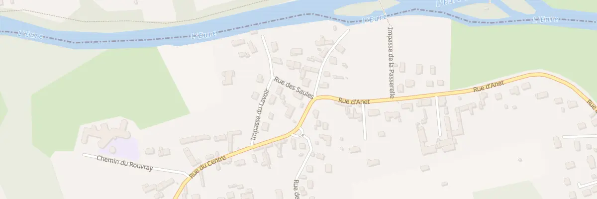 Plan du 1 Rue des Saules à Saussay