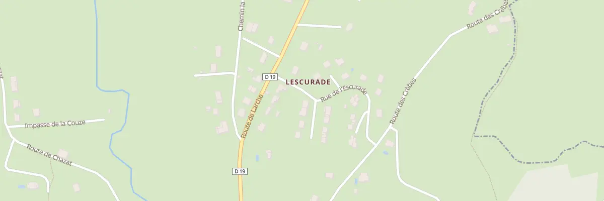 Plan du 5461 Lescurade à Saint-Cernin-de-Larche