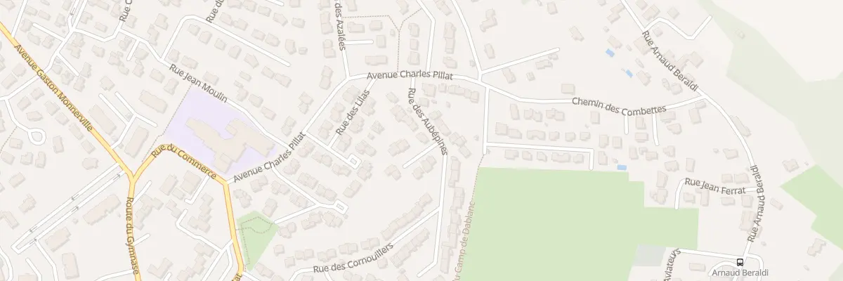 Plan du 11 Rue des Aubépines à Pradines