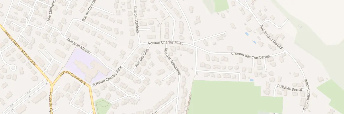 Plan du 2 Rue des Aubépines à Pradines
