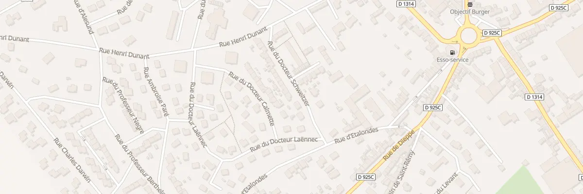 Plan du 26 Rue Doc Schweitzer à Eu