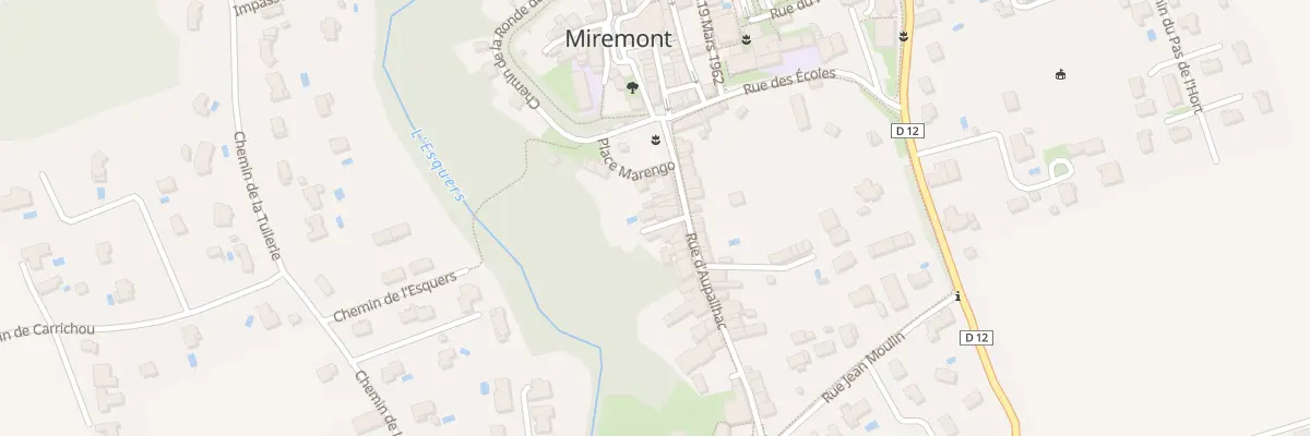 Plan du 8 Rue d’Aupailhac à Miremont