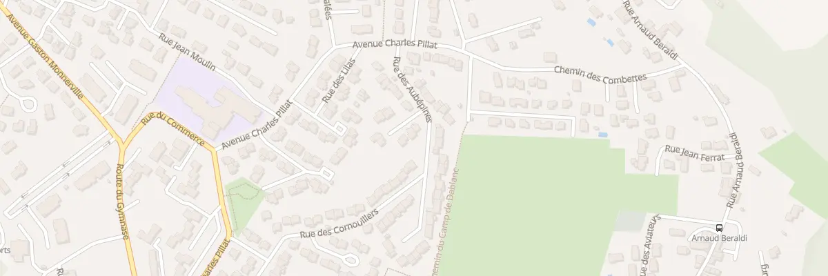 Plan du 23 Rue des Aubépines à Pradines