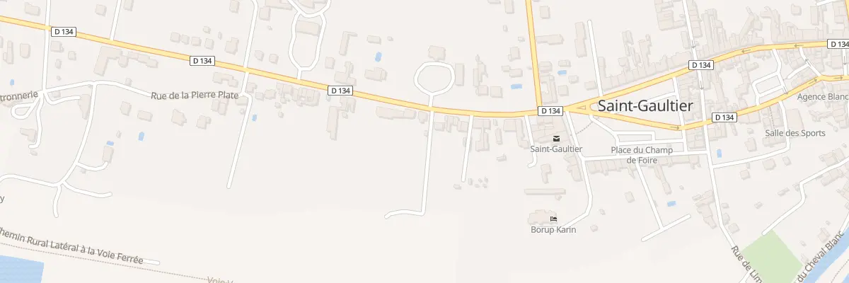 Plan du 29 Av Langlois Bertrand à Saint-Gaultier