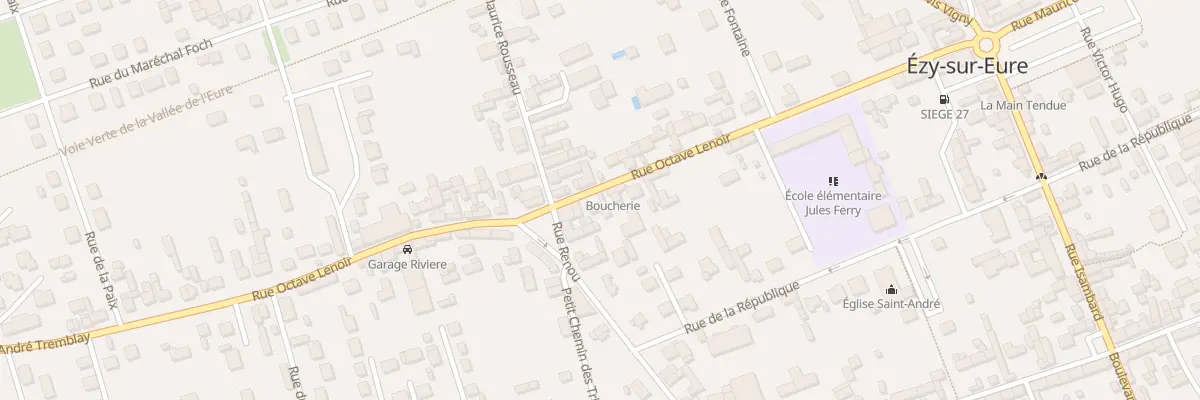 Plan du 45 Rue Octave Lenoir à Ézy-sur-Eure