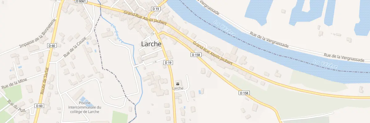 Plan du 5122 Av du Doc Paul Soufron à Larche