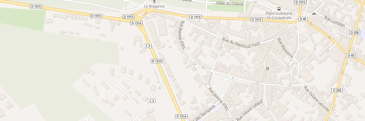 Plan du 73 Rue Jeanne d’Arc à Eu