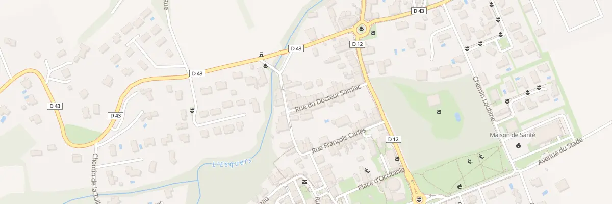 Plan du 7 Rue du Docteur Samiac à Miremont