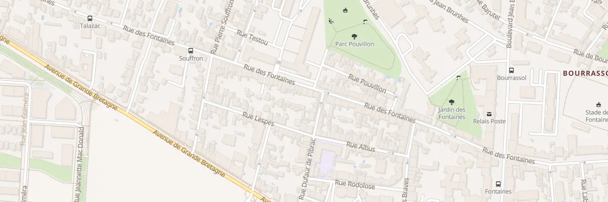 Plan du 149 Rue des Fontaines à Toulouse